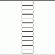 1063 - Label Size 60mm x 20mm - 3,010 labels per roll 