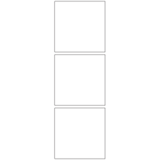 10632 - Label Size 88.39mm x 88.39mm - 750 labels per roll 