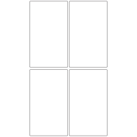 10639 - Label Size 75mm x 130mm - 1040 labels per roll