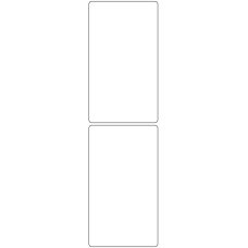 10641 - Label Size 80mm x 140mm - 490 labels per roll 