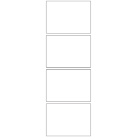 10642 - Label Size 97mm x 70mm - 950 labels per roll