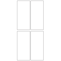 10643 - Label Size 57mm x 129mm - 1040 labels per roll