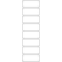 10645 - Label Size 75mm x 30mm - 2080 labels per roll 10645 - Label Size 75mm x 30mm - 2080 labels per roll