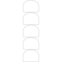 10647 - Label Size 90.023mm x 68mm - 980 labels per roll