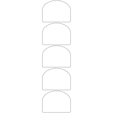 10647 - Label Size 90.023mm x 68mm - 980 labels per roll 