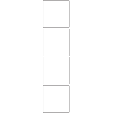 10651 - Label Size 75mm x 75mm - 880 labels per roll 