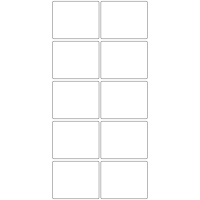 10656 - Label Size 74mm x 60mm - 2200 labels per roll