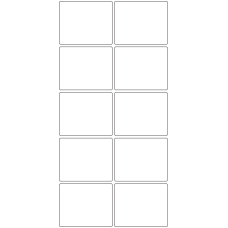 10656 - Label Size 74mm x 60mm - 2200 labels per roll 