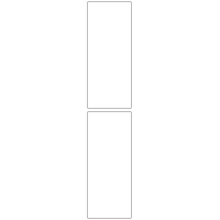 10658 - Label Size 69mm x 166mm - 410 labels per roll