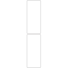 10658 - Label Size 69mm x 166mm - 410 labels per roll 