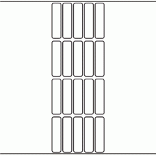 1066 - Label Size 15mm x 59mm - 5,500 labels per roll 