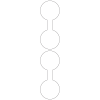 10661 - Label Size 65mm x 160mm - 420 labels per roll
