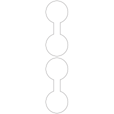 10661 - Label Size 65mm x 160mm - 420 labels per roll 