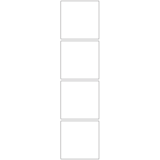 10662 - Label Size 87mm x 87mm - 770 labels per roll 