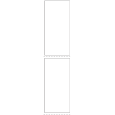 10665 - Label Size 85mm x 180mm - 370 labels per roll 