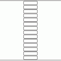 1067 - Label Size 59mm x 15mm - 3,850 labels per roll