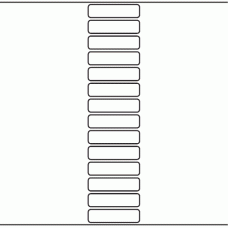 1067 - Label Size 59mm x 15mm - 3,850 labels per roll 
