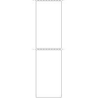 10670 - Label Size 80mm x 148mm - 460 labels per roll