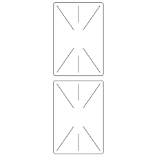 10671 - Label Size 65mm x 95mm - 690 labels per roll 