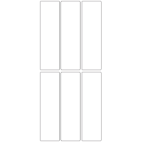 10674 - Label Size 38mm x 135mm - 1500 labels per roll