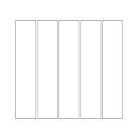 10675 - Label Size 43mm x 208mm - 1190 labels per roll