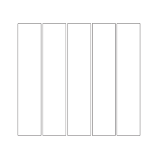 10675 - Label Size 43mm x 208mm - 1190 labels per roll 