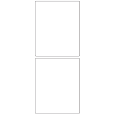 10678 - Label Size 117mm x 145mm - 460 labels per roll 