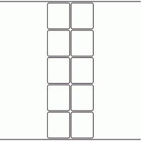 1068 - Label Size 48mm x 56mm - 2,360 labels per roll