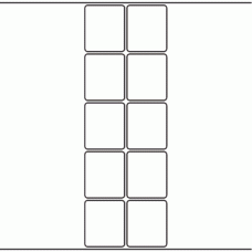 1068 - Label Size 48mm x 56mm - 2,360 labels per roll 