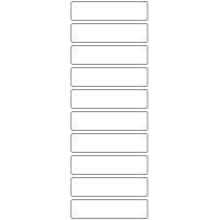 10683 - Label Size 75mm x 18mm - 3240 labels per roll