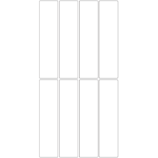 10688 - Label Size 50mm x 206mm - 1340 labels per roll 