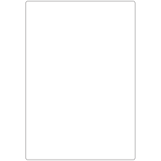 10701 - Label Size 210mm x 303mm - 230 labels per roll 