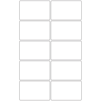 10707 - Label Size 90mm x 56mm - 2370 labels per roll