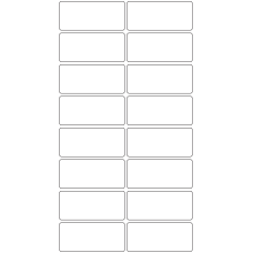 10709 - Label Size 80mm x 35mm - 3640 labels per roll 