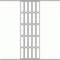 1071 - Label Size 17mm x 55mm - 5,900 labels per roll