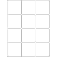 10710 - Label Size 74mm x 74mm - 2730 labels per roll