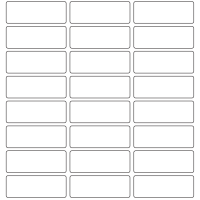 10714 - Label Size 63mm x 23mm - 8020 labels per roll 10714 - Label Size 63mm x 23mm - 8020 labels per roll