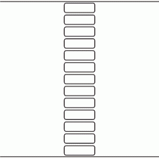 1072 - Label Size 55mm x 17mm - 3,250 labels per roll 