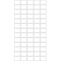 10721 - Label Size 40mm x 28mm - 11020 labels per roll