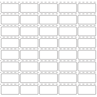 10722 - Label Size 40mm x 20mm - 13360 labels per roll