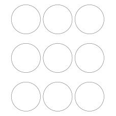 10728 - Label Size 74mm dia - 2130 labels per roll 