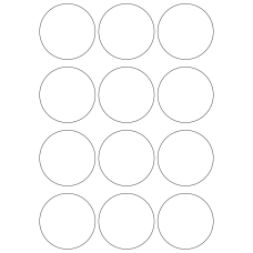 10729 - Label Size 65mm dia - 2840 labels per roll 
