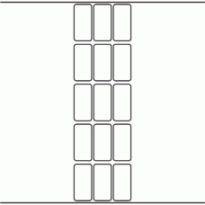 1073 - Label Size 26mm x 54mm - 3,540 labels per roll 