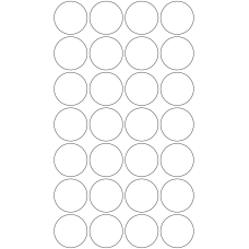 10730 - Label Size 41mm dia - 6360 labels per roll 