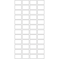 10737 - Label Size 34mm x 21mm - 11380 labels per roll