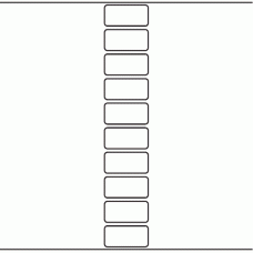 1074 - Label Size 54mm x 26mm - 2,300 labels per roll 