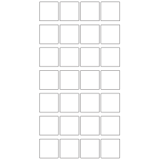 10743 - Label Size 35mm x 35mm - 6640 labels per roll 