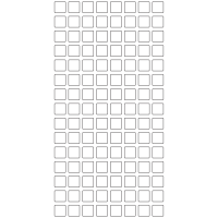 10745 - Label Size 15mm x 15mm - 28450 labels per roll