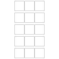 10747 - Label Size 48mm x 48mm - 3560 labels per roll