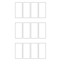 10748 - Label Size 34mm x 75mm - 2840 labels per roll 10748 - Label Size 34mm x 75mm - 2840 labels per roll